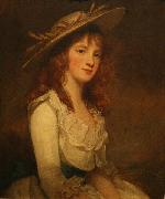 George Romney Portrait of Miss Constable painting